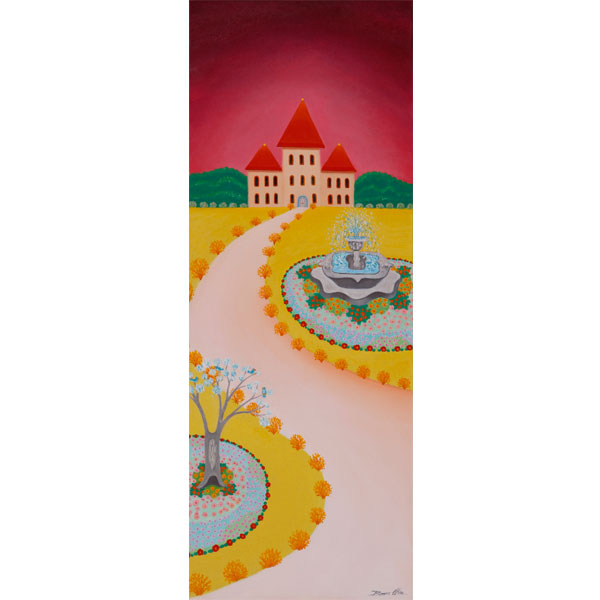 French Castle 30x80cm- SOLD