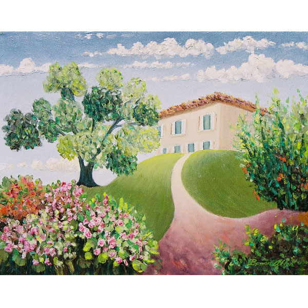 My House in France 30x24cm- SOLD
